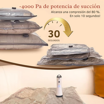Bolsas de almacenamiento al vacío para viajes