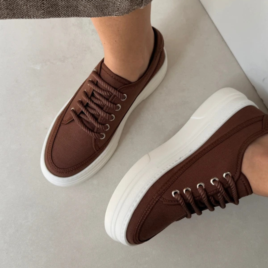 Zapatillas de Lino con Plataforma®