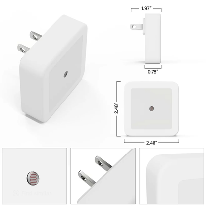 Luz Nocturna LED con Sensor de Anochecer a Amanecer®