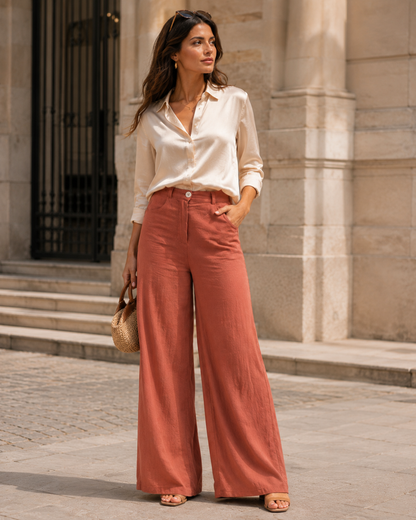 Pantalón Palazzo de Lino