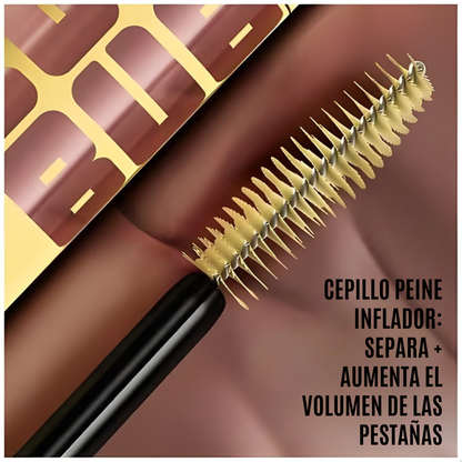 Máscara de Pestañas Voluminizadora con Rizo Elástico (OFERTA 2X1)