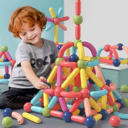 Juego de Construcción Magnético para el Desarrollo de los más Pequeños de la Casa -42 Piezas