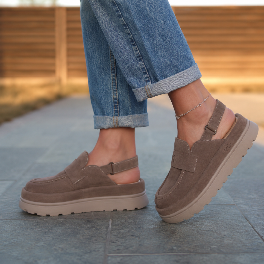 Zapatillas de suela gruesa