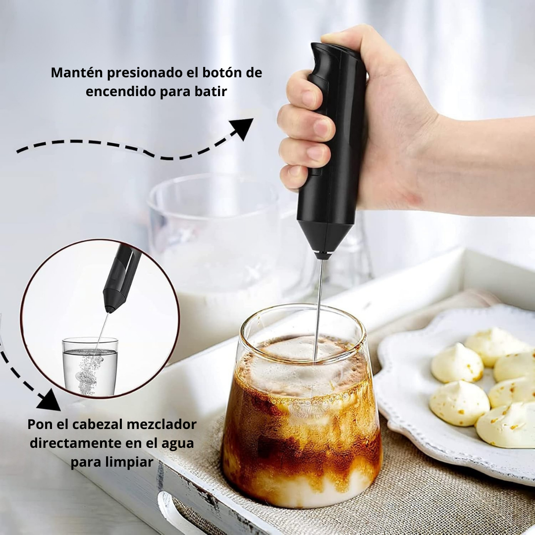 Espumador de Leche Eléctrico de Mano