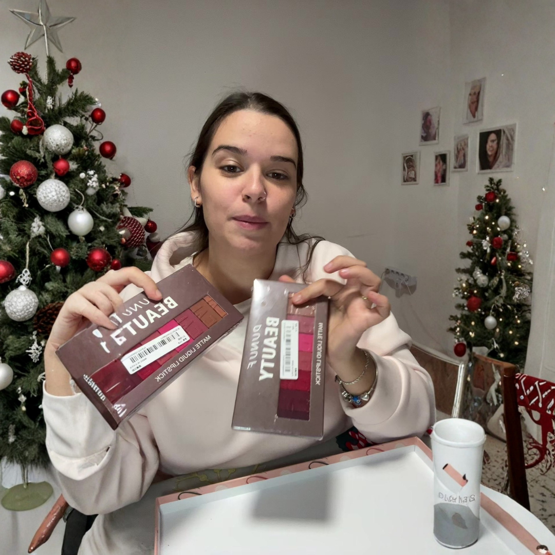 Set de 8 Piezas de Labiales Líquidos Mate de Larga Duración