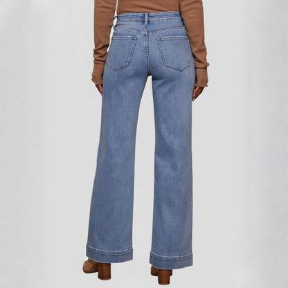 Pantalones Vaqueros de Silueta Amplia con Diseño Elevado®