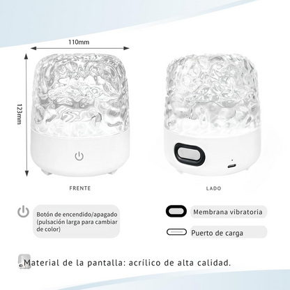 Lámpara con efecto aurora boreal de 16 colores para una atmósfera única®