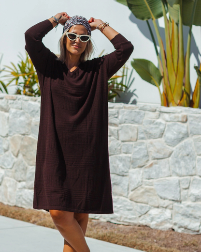 Vestido Oversize Manga Larga