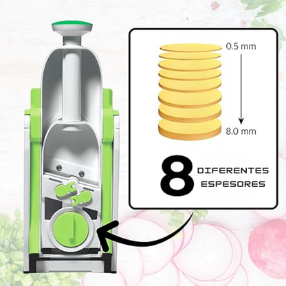 Mandolina de Cocina Multifuncional con Sistema de Bomba Segura