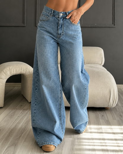 Pantalón Vaquero de Pernera Ancha
