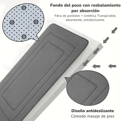 Alfombra de baño vintage absorbente y antideslizante®