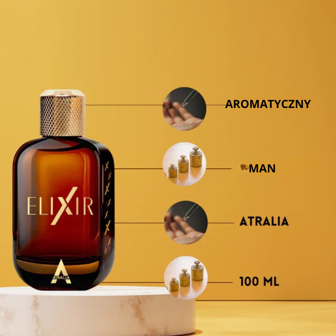 Perfume Atralia Elixir para Hombre de Larga Duración -100 ml