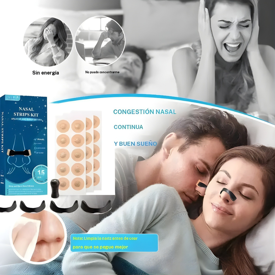 Respira Mejor y Optimiza tu Descanso con el Nasal Strip Starter Kit (OFERTA 2X1)