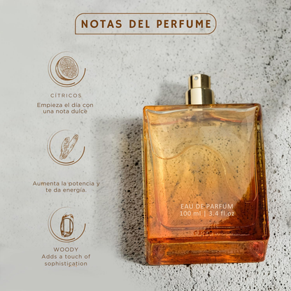 Perfume de Larga Duración Fusión de Bergamota y Pachulíe - 100 ml®