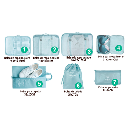 Set Organizador de Viaje