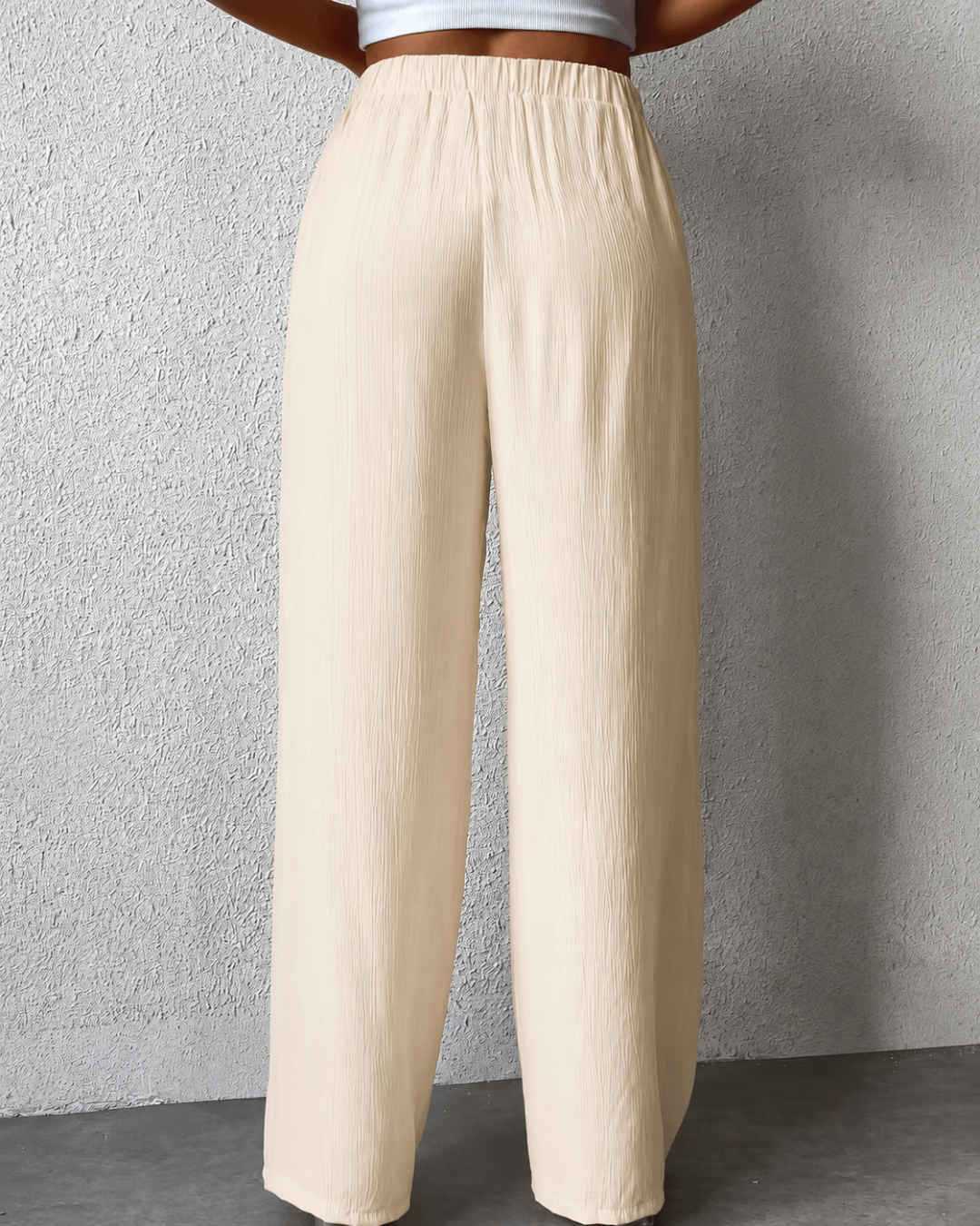 Pantalón Holgado Plisado