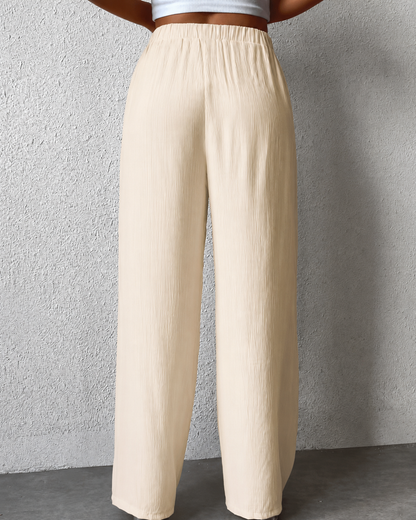 Pantalón Holgado Plisado