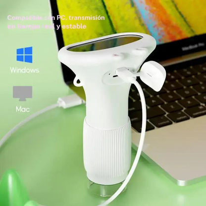 Mini microscopio portátil de ciencia para niños con pantalla integrada