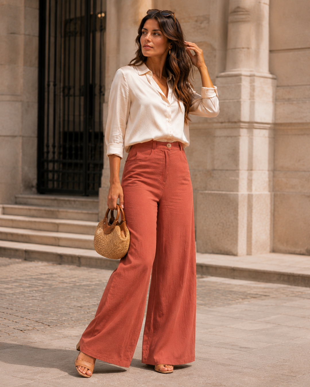 Pantalón Palazzo de Lino