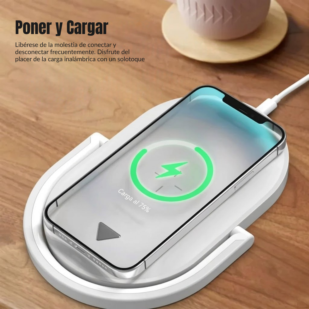 Cargador 3 en 1 con Luz Nocturna