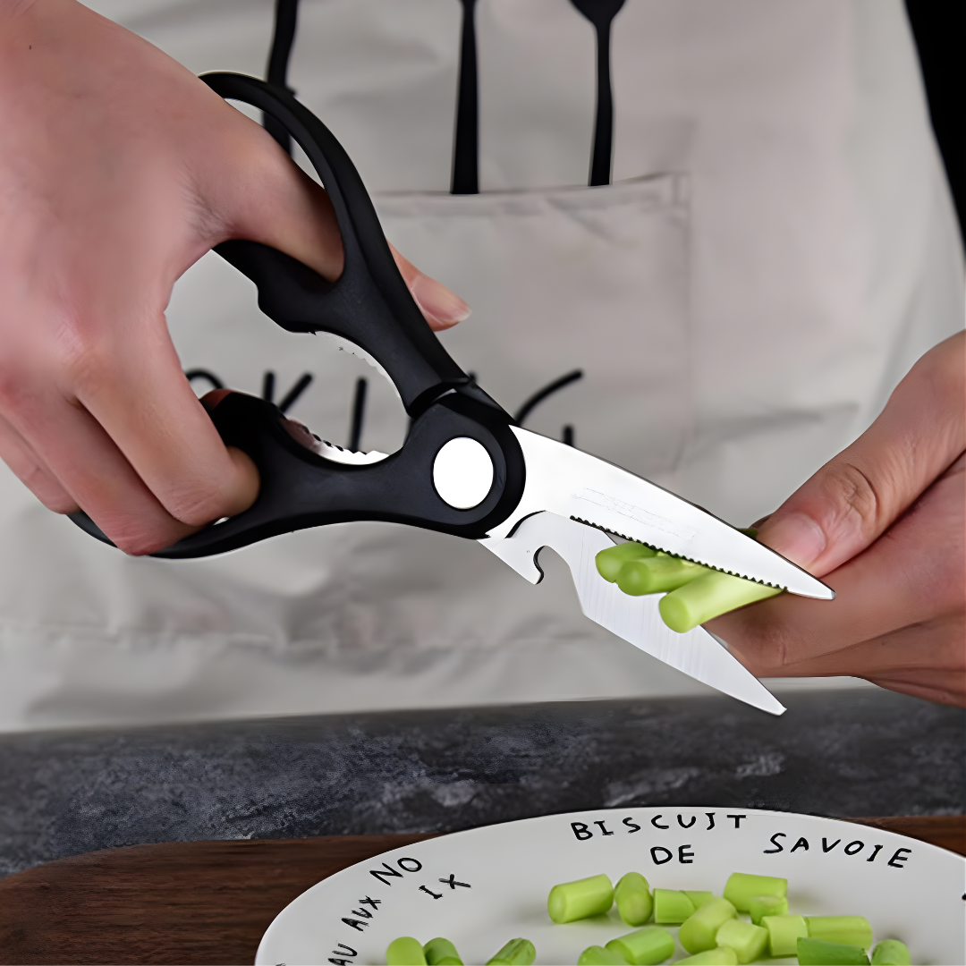 Set Completo de Cuchillos de Cocina en Negro Moderno