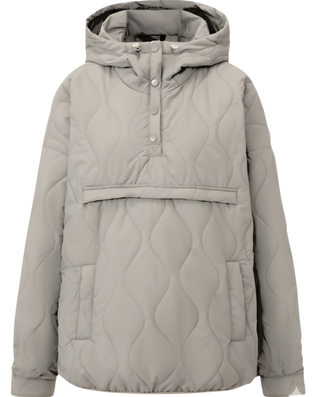 Abrigo con capucha acolchada plegable e impermeable Para Mujer®