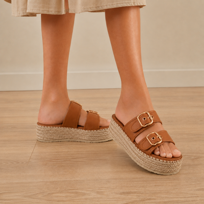 Sandalias con Plataforma de Yute®