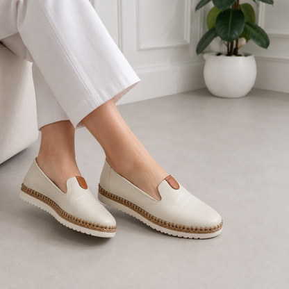 Zapato Plano con Detalle de Yute®