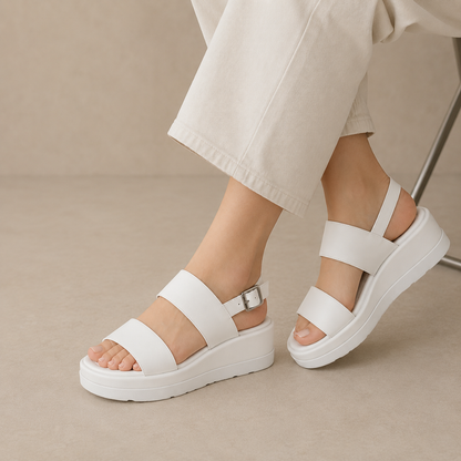 Sandalias de Plataforma con Doble Tira®