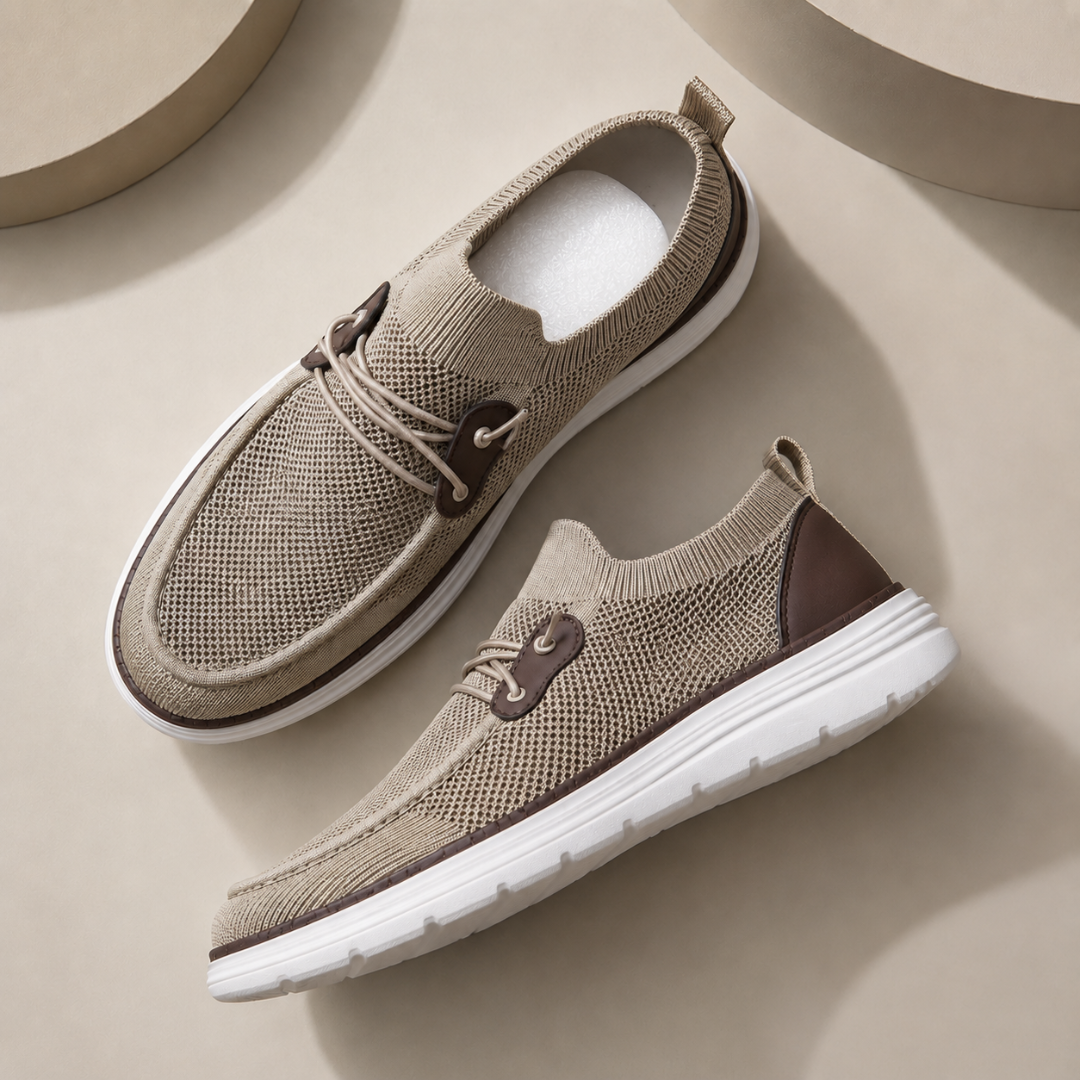 Zapatos Casual de Malla con Cordones