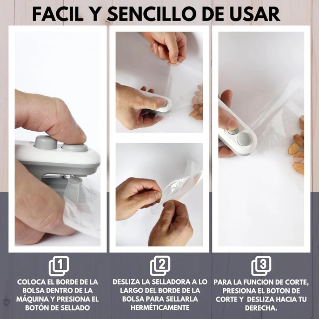 Mini sellador para la Conservación de Alimentos®