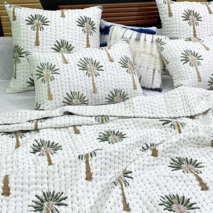 Juego completo de ropa de cama sábanas fundas de almohada y colcha
