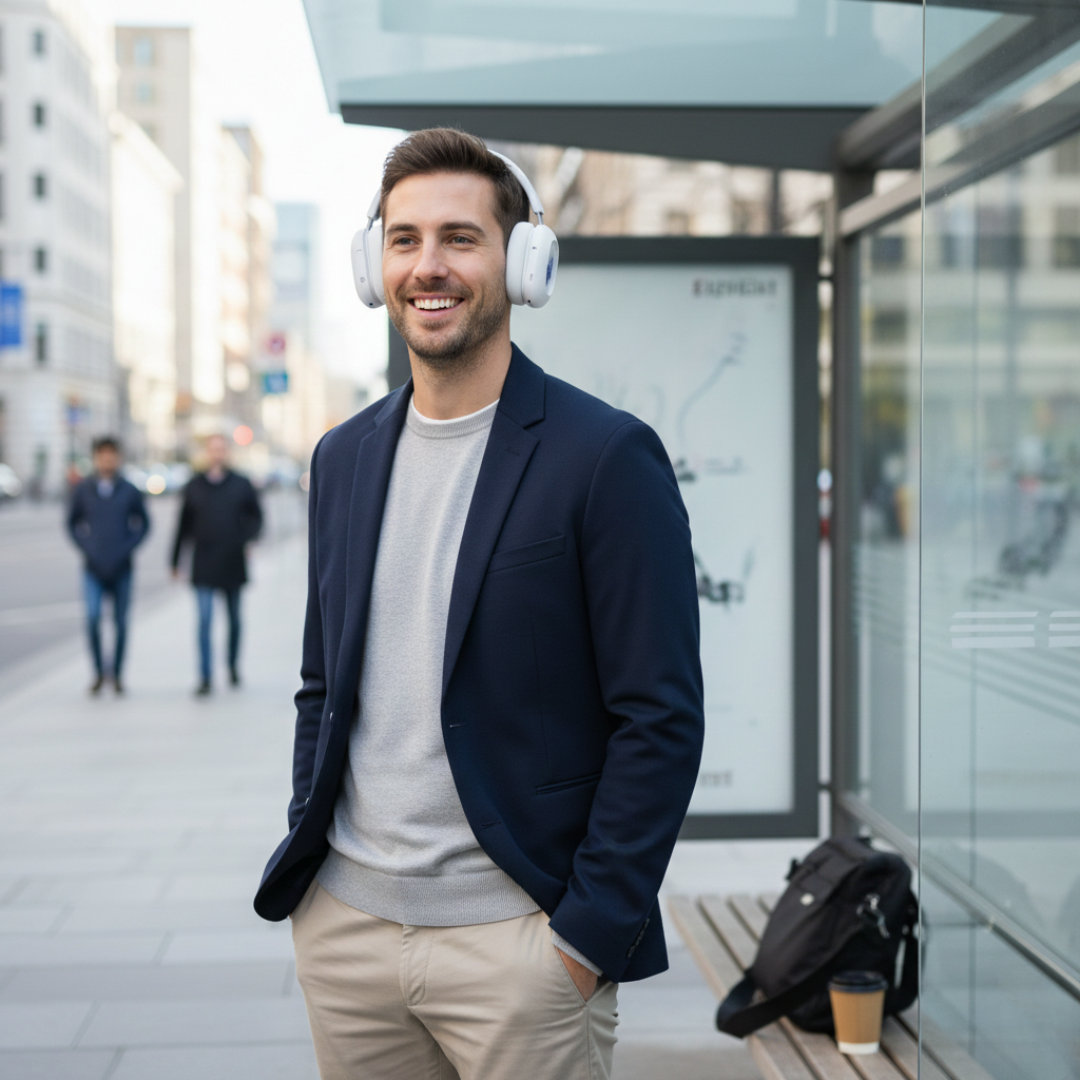 Auriculares inmersivos con efecto ferrofluido