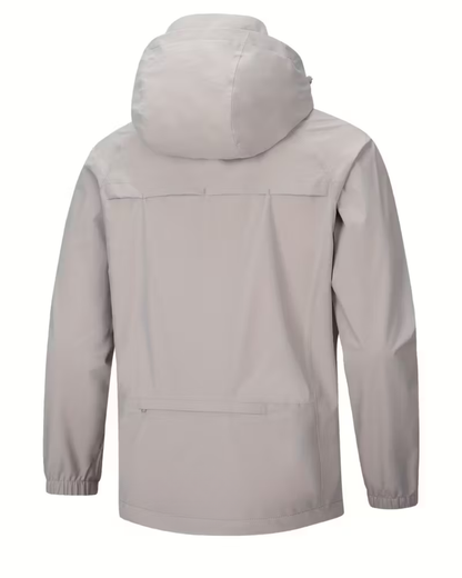 Chaqueta Ligera Multifuncional Impermeable con Capucha