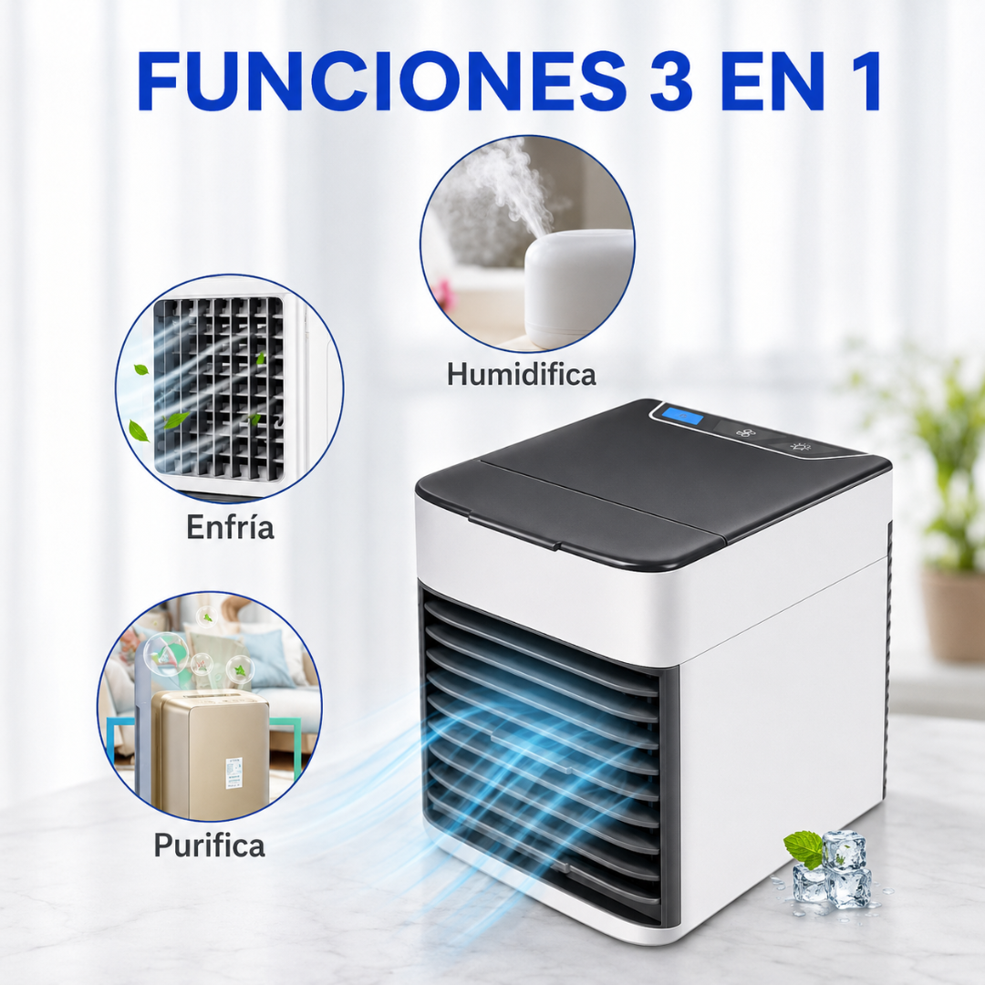 Mini Enfriador de Aire Portátil