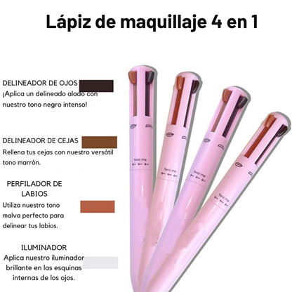 Lápiz de Maquillaje Multifuncional 4 en 1 (OFERTA 2x1)®
