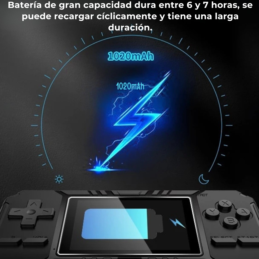 Consola de Entretenimiento Portátil con Pantalla LCD de Alta Definición