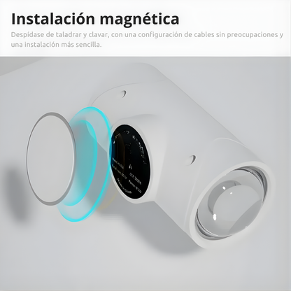 Luminaria led magnética con sensor de movimiento para interiores y exteriores