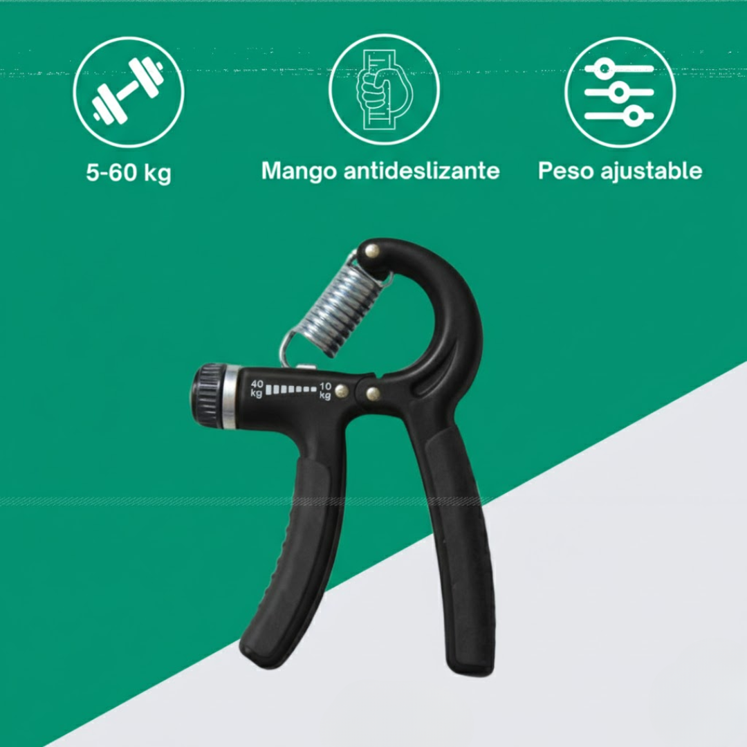 Herramienta de Entrenamiento de Agarre con Resistencia Adaptativa