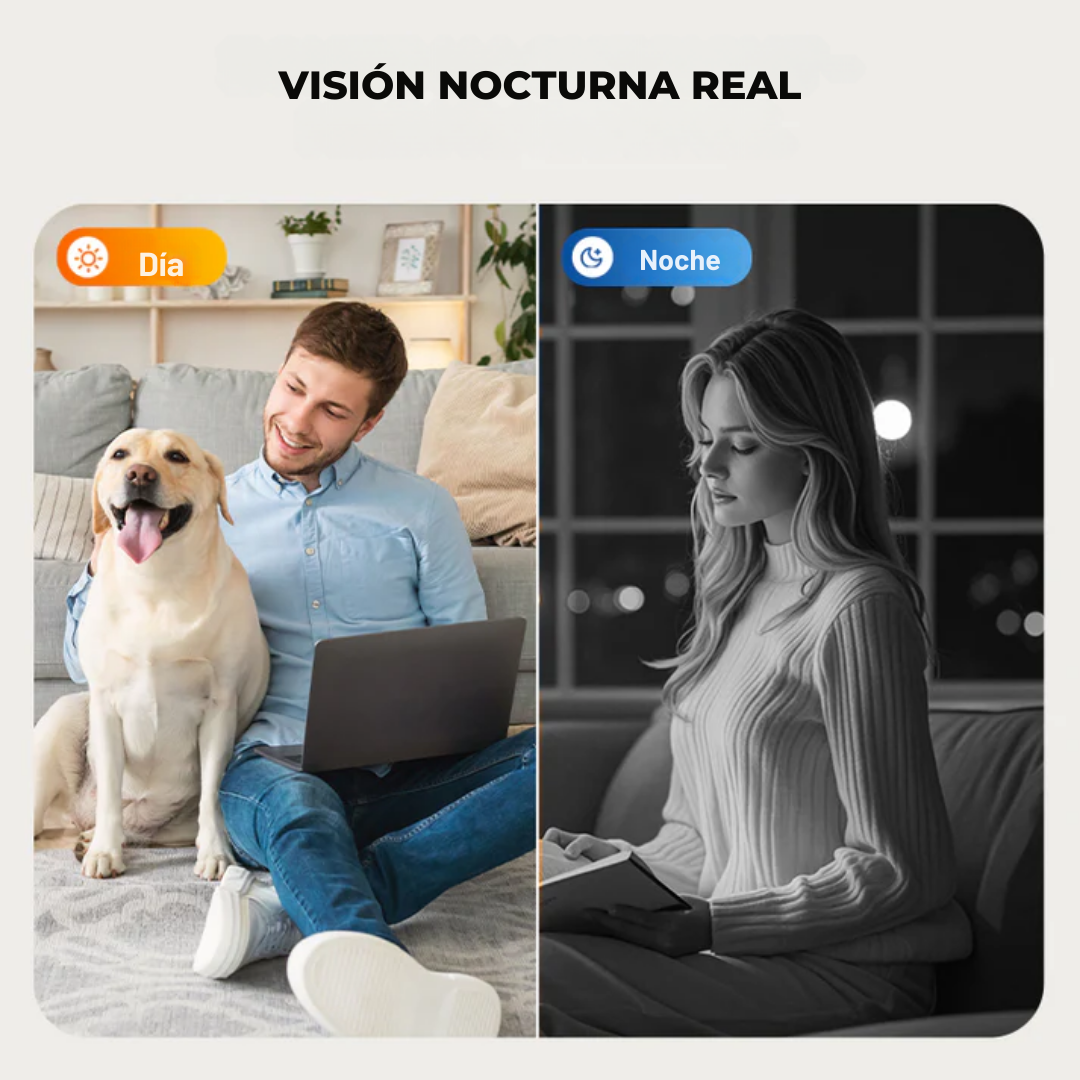 Mini Cámara con Visión Gran Angular y detección de movimiento®