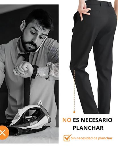 Pantalones Clásicos de Hombre de Alta Elasticidad®