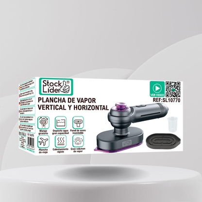 Plancha de Vapor Compacta de Doble Posición