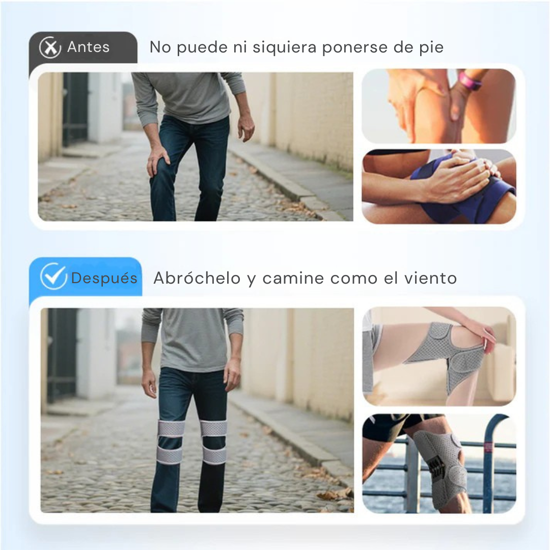 Rodillera deportiva ajustable para articulación