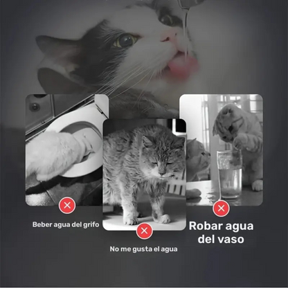 Dispensador de Agua Inteligente para mascotas de 1.8L con Grifo