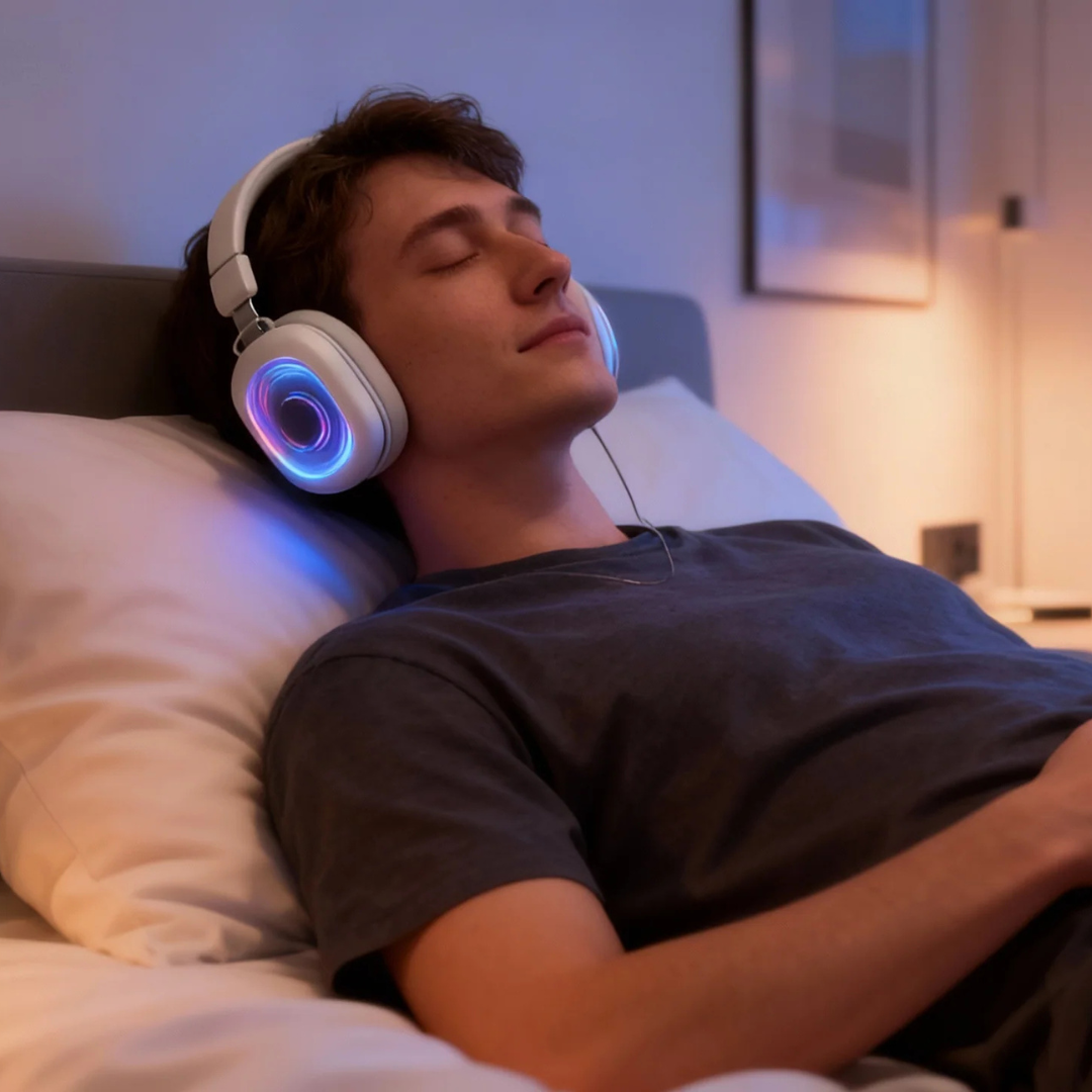 Auriculares inmersivos con efecto ferrofluido