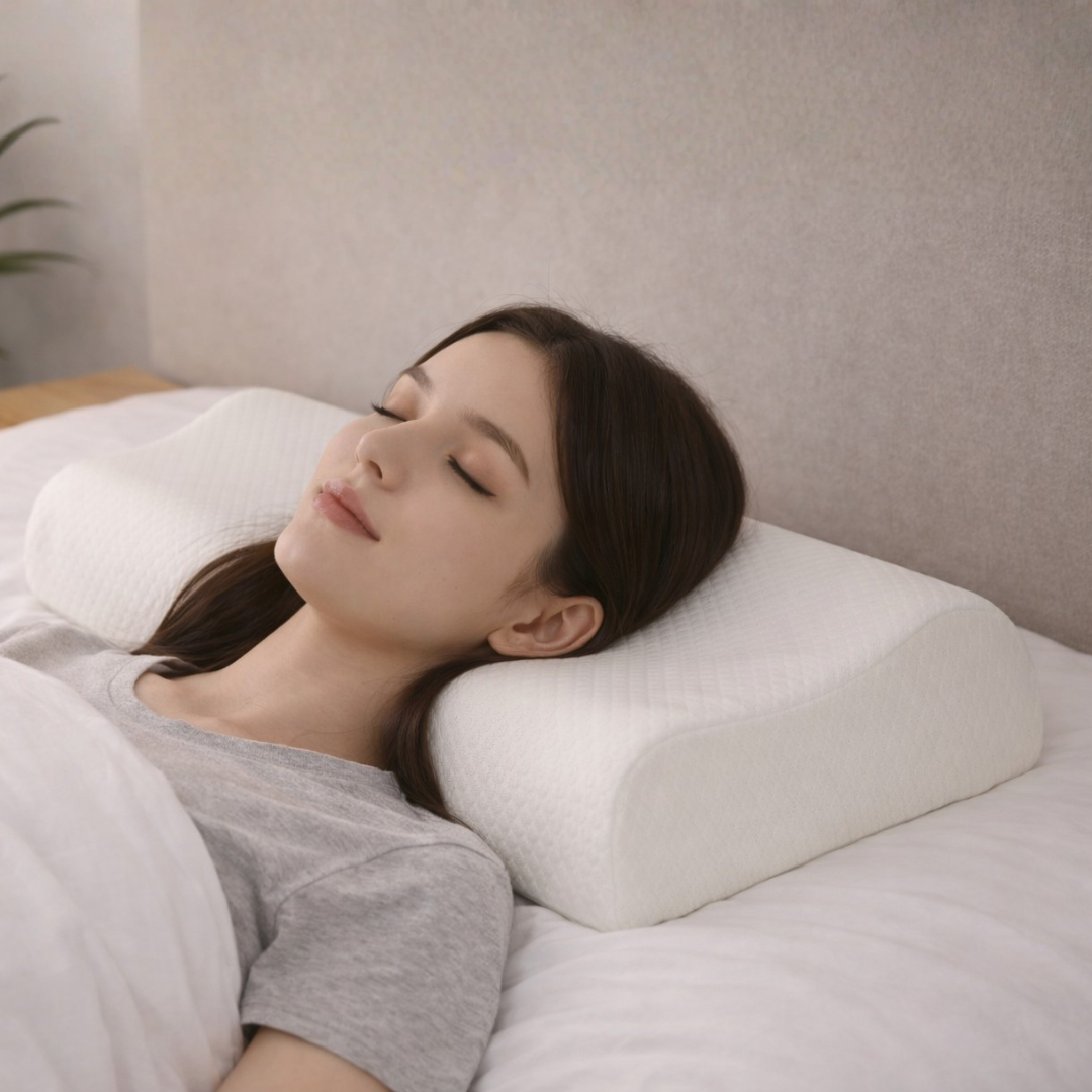 Almohada Cervical Ergonómica Viscoelástica el Soporte Ideal para un Descanso Reparador