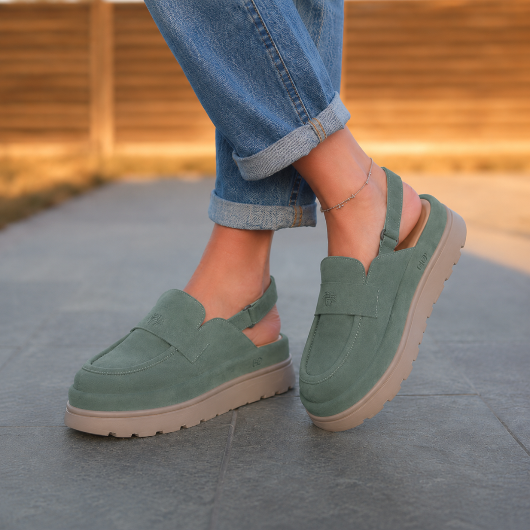 Zapatillas de suela gruesa