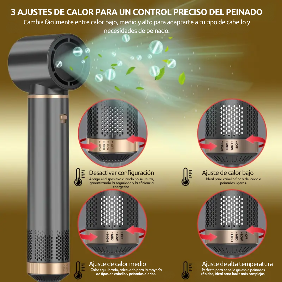 Cepillo de Peinado Multifuncional 5 en 1