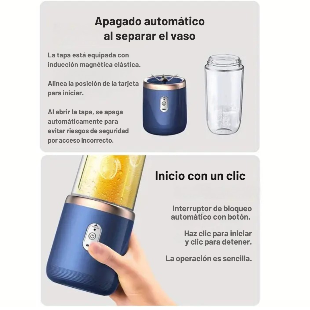 Licuadora portátil inalámbrica recargable®
