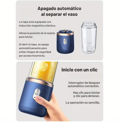Licuadora portátil inalámbrica recargable®